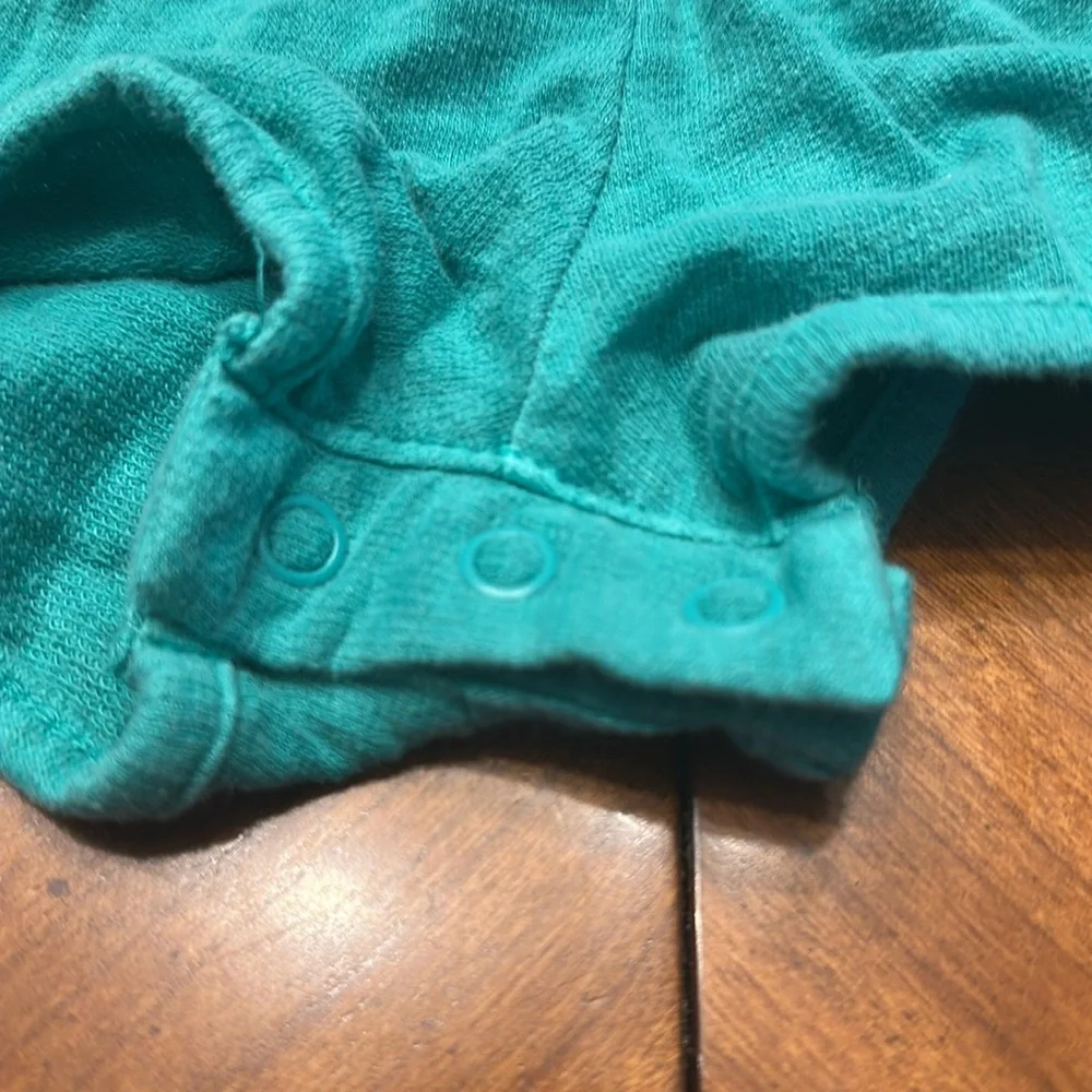 NWT- Cat Jack Teal Romper - size 12 mo